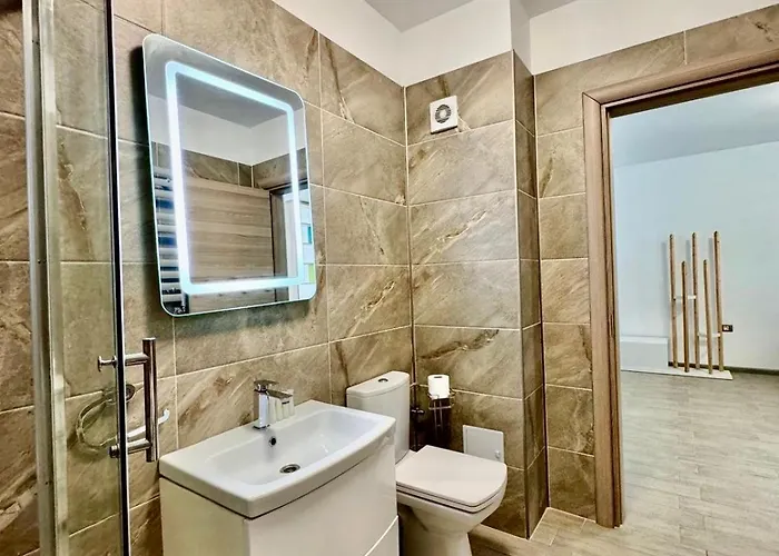 Lamera - Alezzi Langa Mare Cu Acces La Piscina, Jacuzzi, Sauna Si Sala De Fitness Apartman Năvodari